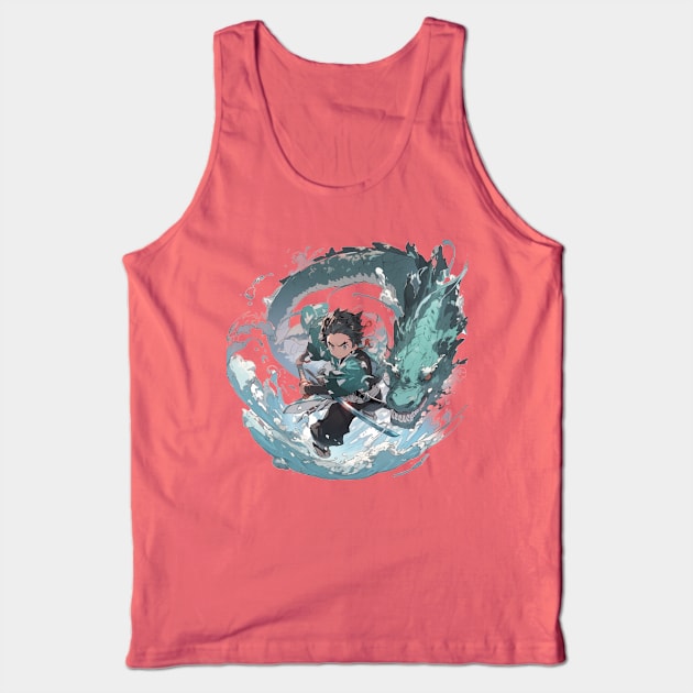 COLORFUL TANJIRO Tank Top by Drank